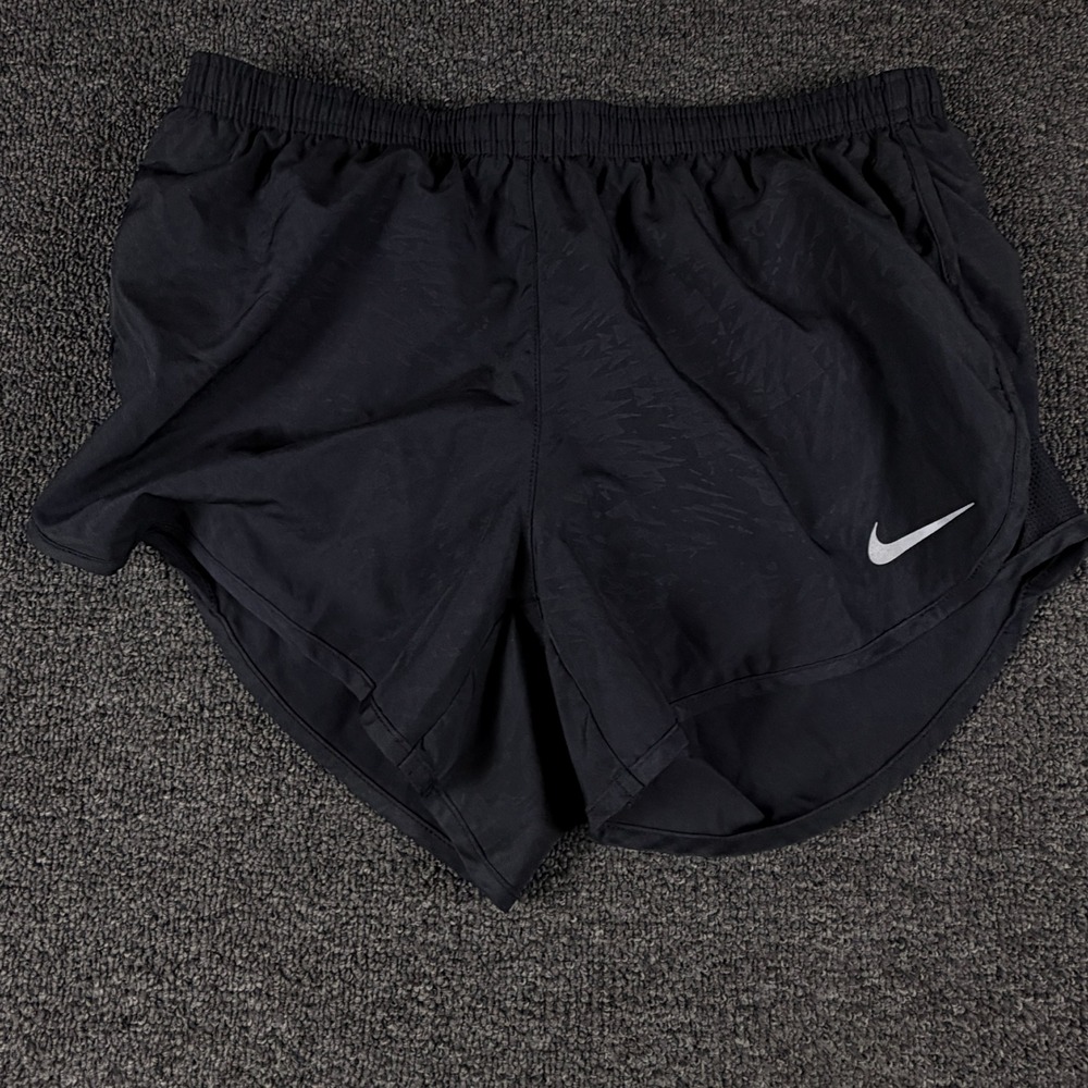 Nike Shorts Mens S Dri-FIT Running Black Geometric Pattern EUC